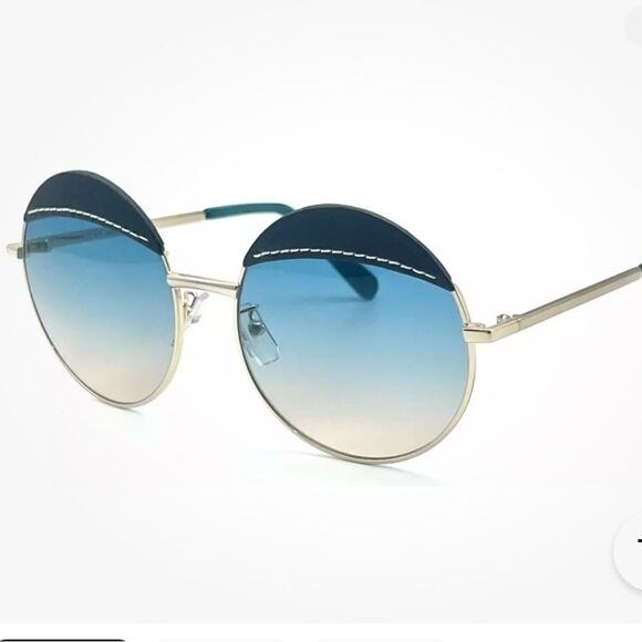 LOEWE LW40007U 33W GOLD AUTHENTIC SUNGLASSES 56-17 140 - Picture 1 of 9